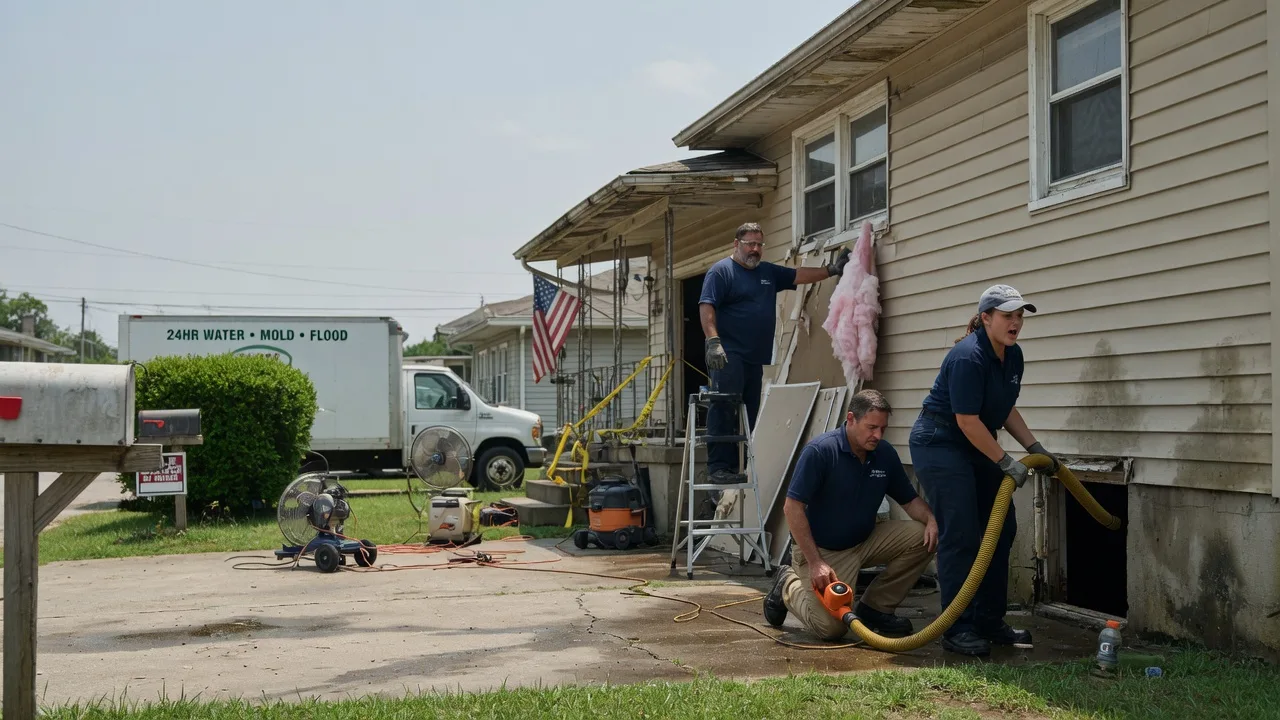 Water Damage Repair in Oswego, KS near me